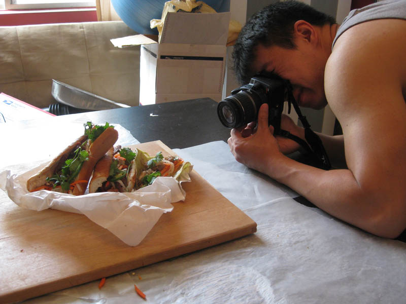 quanpic Impromtu Banh Mi photo shoot